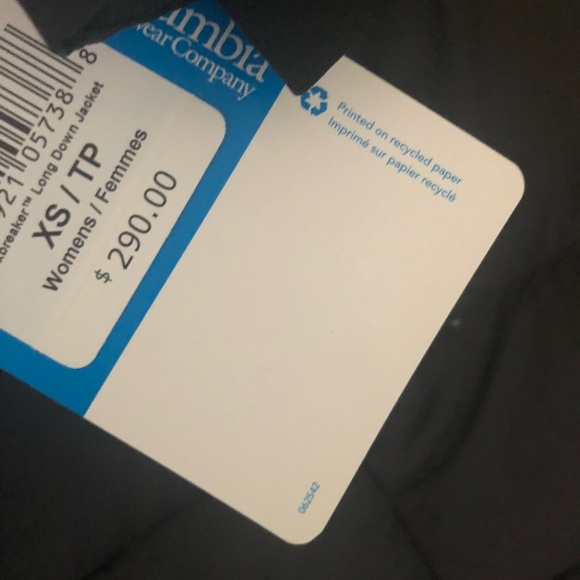 NWT COLUMBIA WOMEN HEXBREAKER LONG DOWN JACKET! - Picture 5 of 5